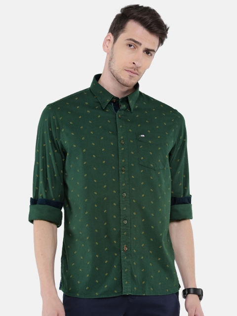 

Arrow Sport Men Green Slim Fit Printed Casual Shirt