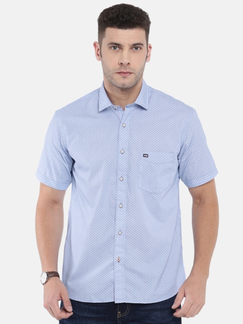 

Arrow Sport Men Blue Snug Regular Fit Printed Casual Shirt