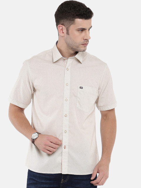 

Arrow Sport Men Beige & Brown Regular Fit Printed Casual Shirt