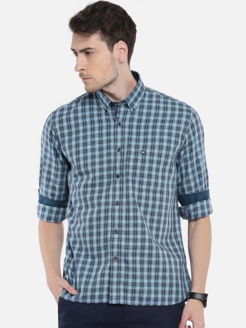 

Arrow Sport Men Blue Original Regular Fit Checked Casual Shirt