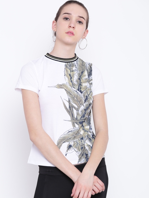 

Madame Women White Printed Top