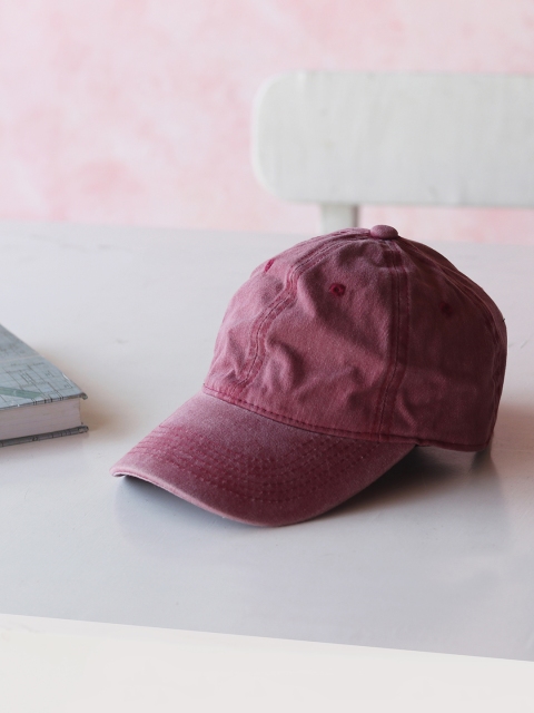 

Ayesha Women Maroon Solid Baseball Cap