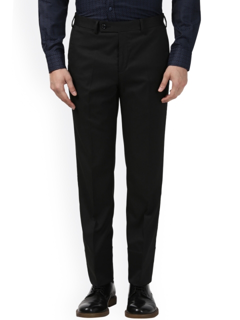 

Next Look Men Black Regular Fit Solid Formal Trousers