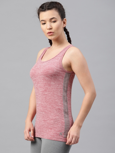

HRX by Hrithik Roshan Women Pink Solid Tank Top