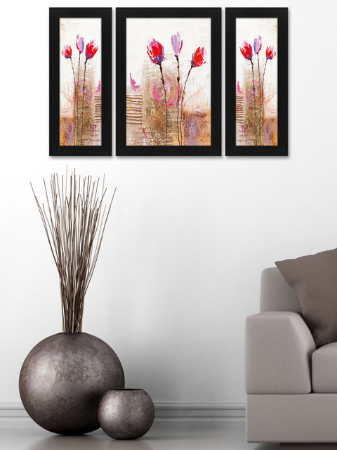 

Story@home Multicoloured Set of 3 Paintings, Multi