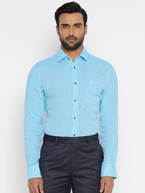 

Raymond Men Blue Regular Fit Solid Formal Shirt
