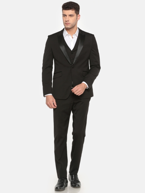 

Van Heusen Men Black Single-Breasted Ultra Slim Fit Tuxedo Formal Suit