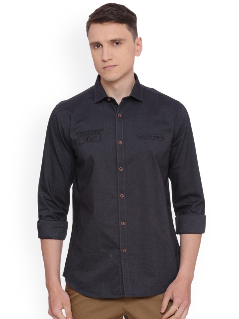 

Van Heusen Sport Men Grey Slim Fit Solid Casual Shirt