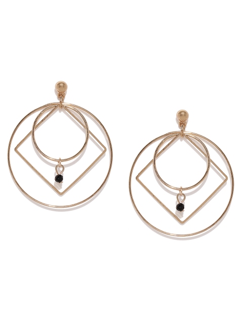 

Accessorize Gold-Toned Geometric Hoop Earrings