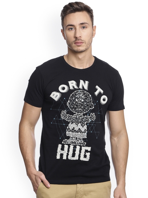 

Free AuthorityPrinted Round Neck T-shirt, Black