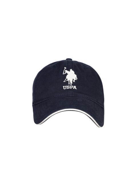 

U.S. Polo Assn. Men Navy Blue Solid Baseball Cap