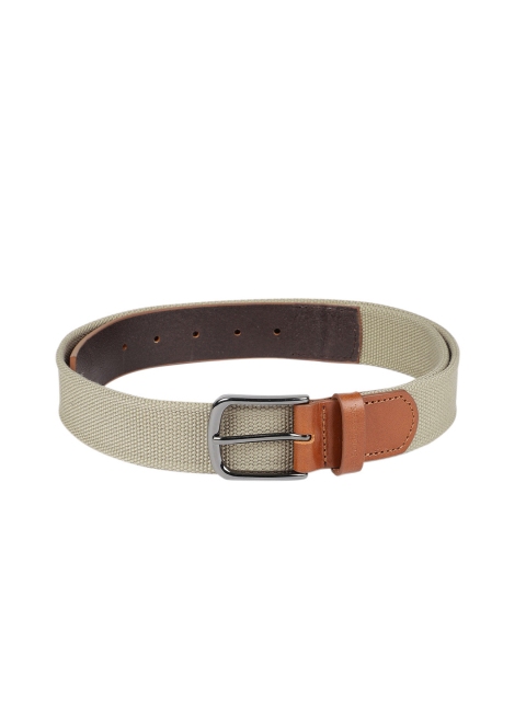 

U.S. Polo Assn. Men Beige & Brown Woven Design Belt