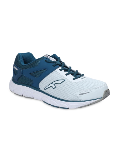 

FURO by Red Chief Men Blue & White Mesh Mid-Top Running Shoes