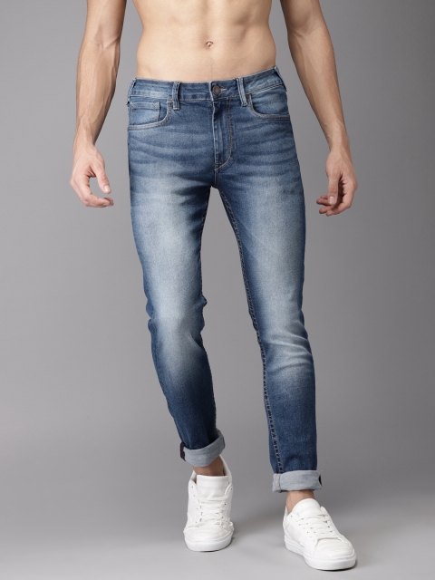 

Moda Rapido Men Blue Skinny Fit Mid-Rise Clean Look Stretchable Jeans
