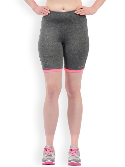 

Sweet Dreams Women Grey Melange Solid Regular Fit Sports Shorts
