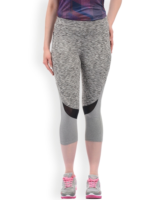 

Sweet Dreams Women Grey Melange Solid Slim Fit Capris