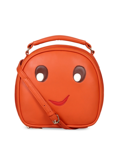 

Berrypeckers Orange Solid Sling Bag
