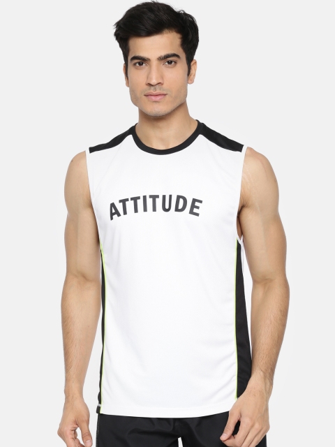 

Colt Men White Printed Round Neck T-shirt