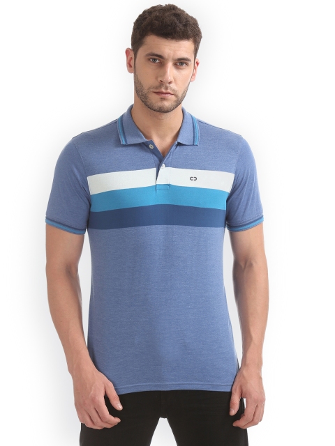 

Colt Men Blue Dyed Polo Collar T-shirt