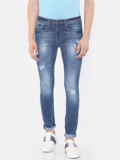 

Cherokee Men Blue Slim Fit Low-Rise Mildly Distressed Stretchable Jeans