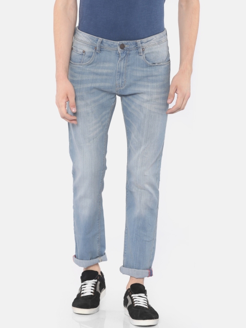 

Cherokee Men Blue Straight Fit Mid-Rise Clean Look Stretchable Jeans