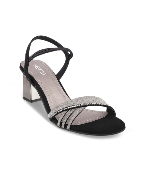 

Metro Women Black Solid Heels