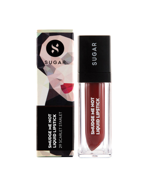 

SUGAR Smudge Me Not Liquide Lipstick-29 Scarlet Starlet (Orange Red)