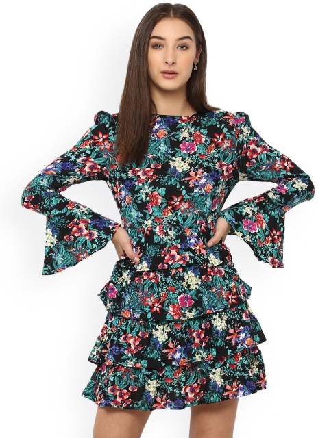 

MIWAY Women Multicoloured Printed A-Line Dress, Multi