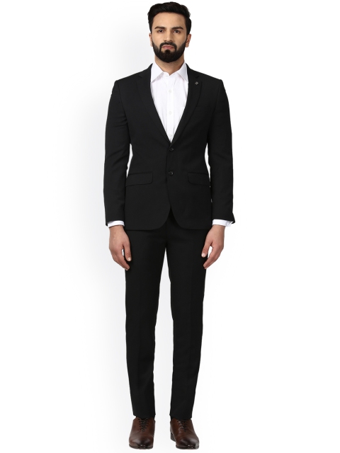 

Raymond Men Black Single-Breasted Suit