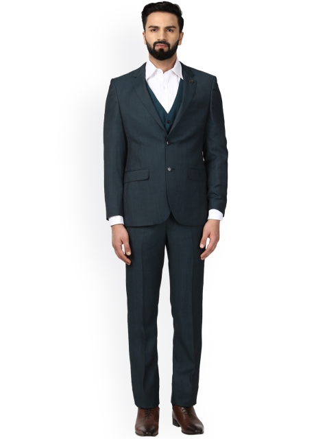 

Raymond Men Green Single-Breasted Suit