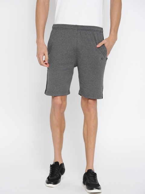 

Colt Men Charcoal Grey Solid Regular Fit Sports Shorts