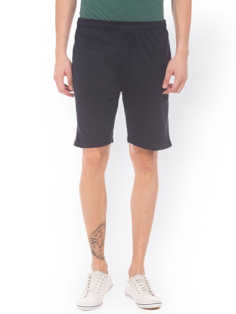 

Colt Men Navy Blue Solid Regular Fit Regular Shorts