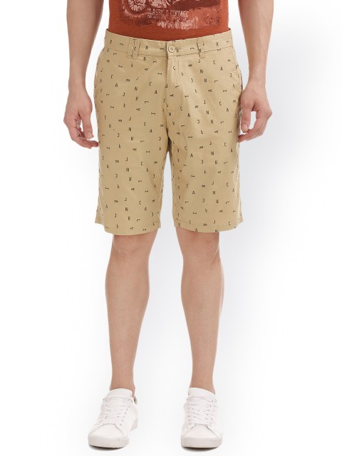 

Colt Men Brown Printed Slim Fit Regular Shorts