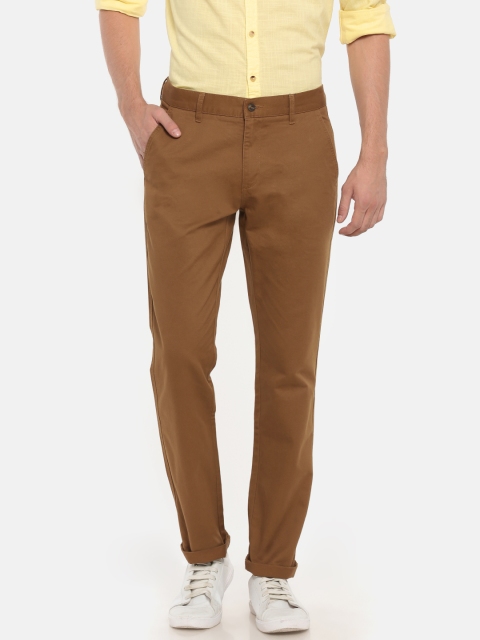 

Ruggers Men Brown Urban Slim Skinny Fit Solid Chinos