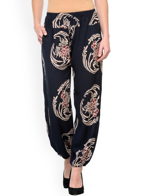 

Camey Multicoloured Printed Harem Pants, Multi