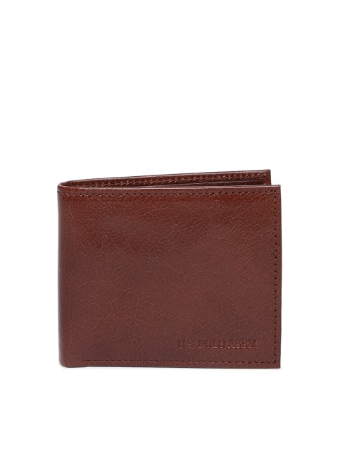 

U.S. Polo Assn. Men Brown Solid Two Fold Wallet
