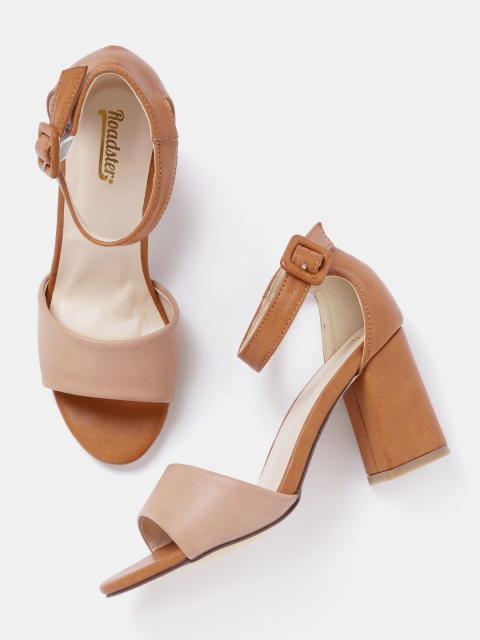 

Roadster Women Beige & Tan Brown Solid Heels