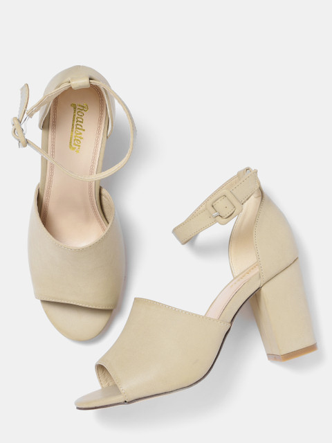 

Roadster Women Beige Solid Heels
