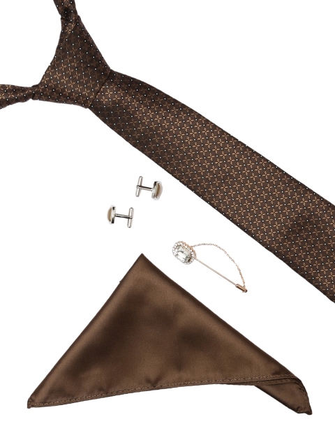 

Alvaro Castagnino Men Brown Accessory Gift Set
