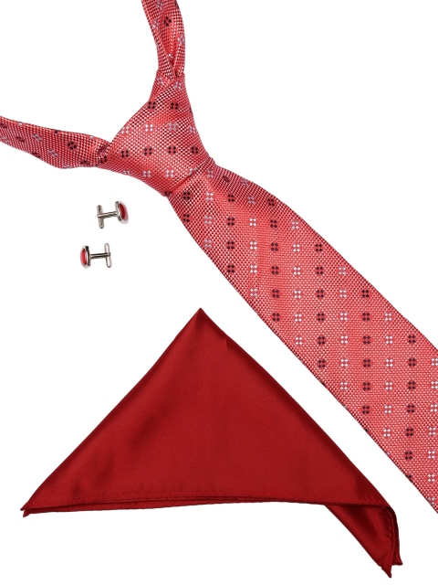 

Alvaro Castagnino Men Coral & Red Accessory Gift Set