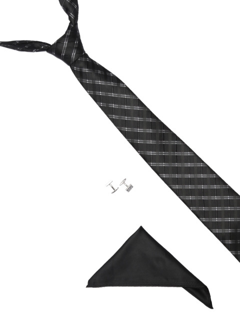 

Alvaro Castagnino Black & Grey Coloured Accessory Gift Set for Men