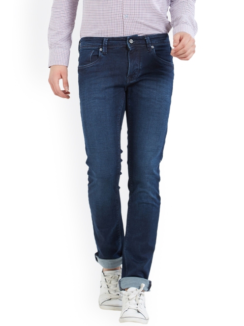 

Lawman pg3 Men Blue Slim Fit Mid-Rise Clean Look Stretchable Jeans