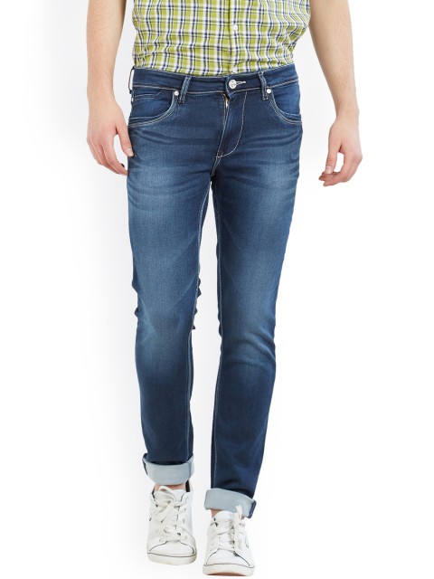 

Lawman pg3 Men Blue Slim Fit Mid-Rise Clean Look Stretchable Jeans