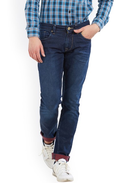 

Lawman pg3 Men Blue Slim Fit Mid-Rise Clean Look Stretchable Jeans