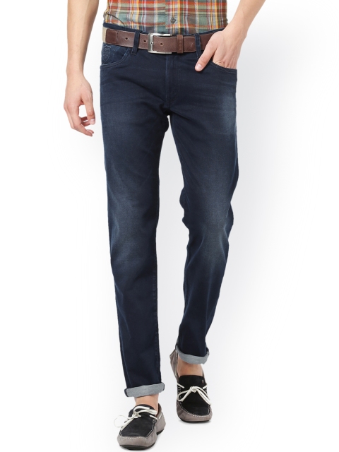 

Solly Jeans Co. Men Blue Skinny Fit Low-Rise Clean Look Jeans