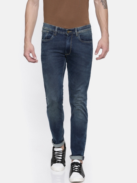 

Solly Jeans Co. Men Blue Skinny Fit Low-Rise Clean Look Stretchable Jeans