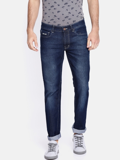 

Numero Uno Men Navy Blue Slim Fit Low-Rise Clean Look Stretchable Jeans