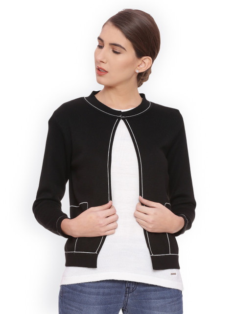 

Van Heusen Woman Women Black And White Solid Top