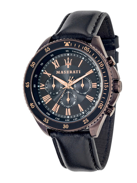 

Maserati Men Brown & Navy Blue Analogue Watch