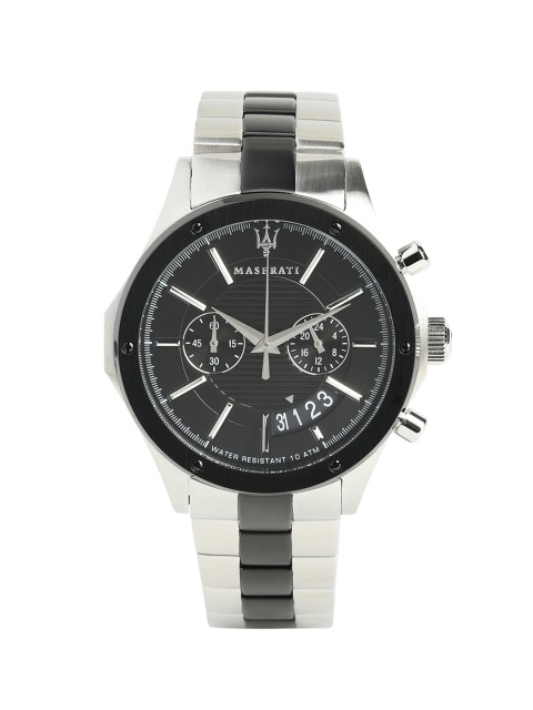 

Maserati Men Black & Steel-Toned Analogue Watch R8873627003